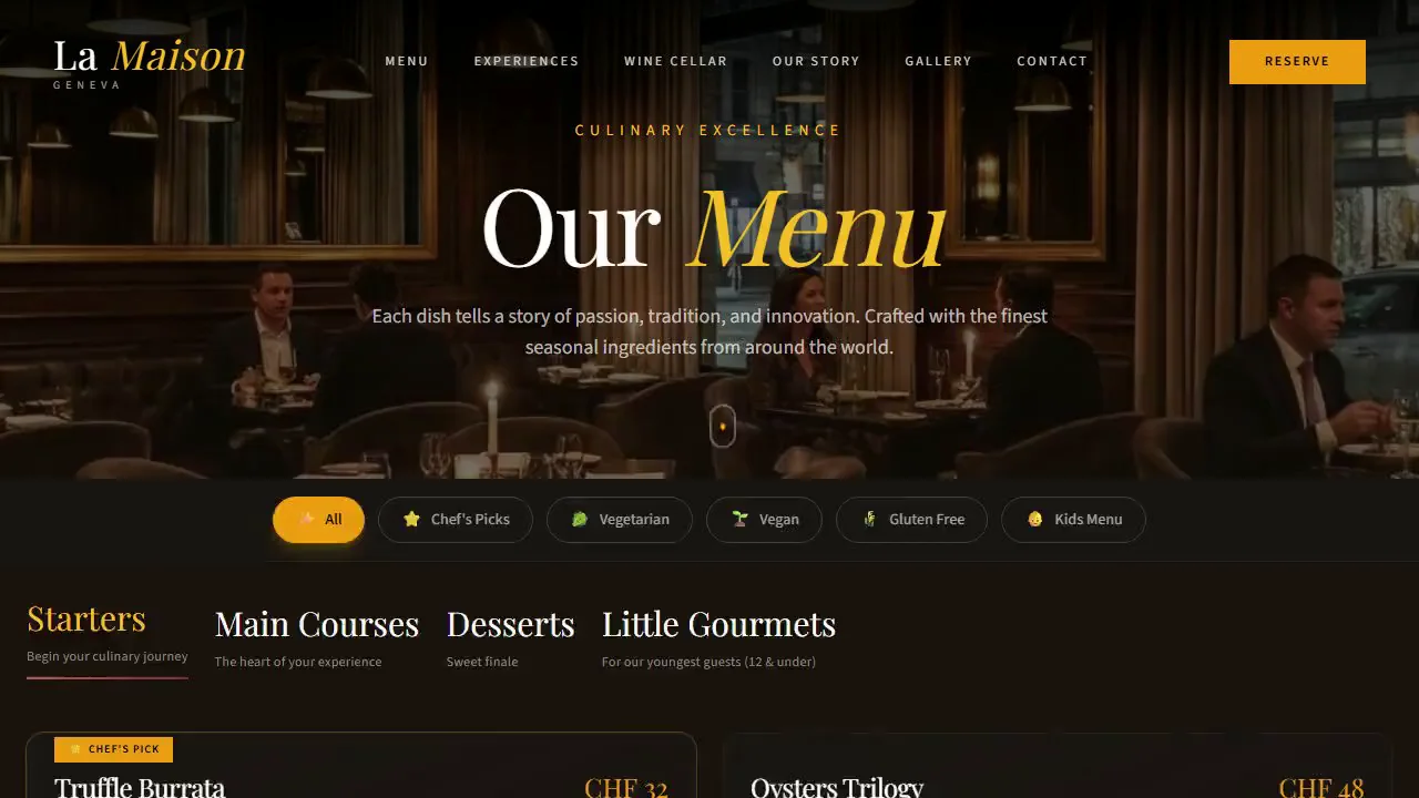 Fine Dining preview